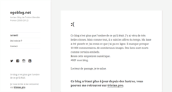 Desktop Screenshot of egoblog.net